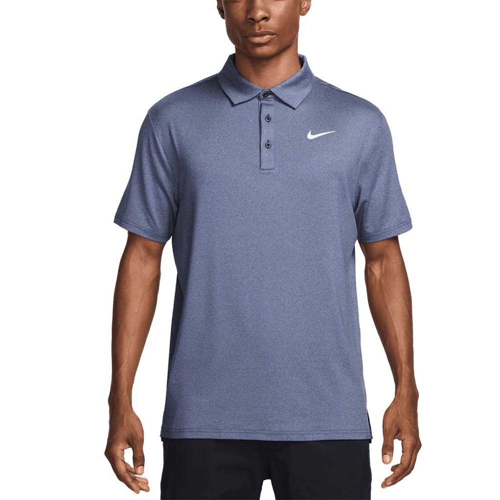 Nike Golf Dri-Fit Tour Heathered Polo FZ7413-410 (Midnight Navy)